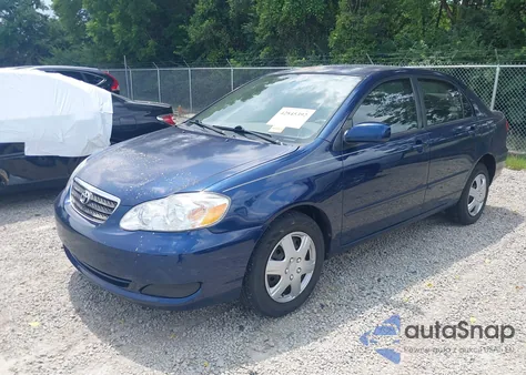 2008 Toyota Corolla Le из США, поврежденный, VIN 2T1BR30E18C924752